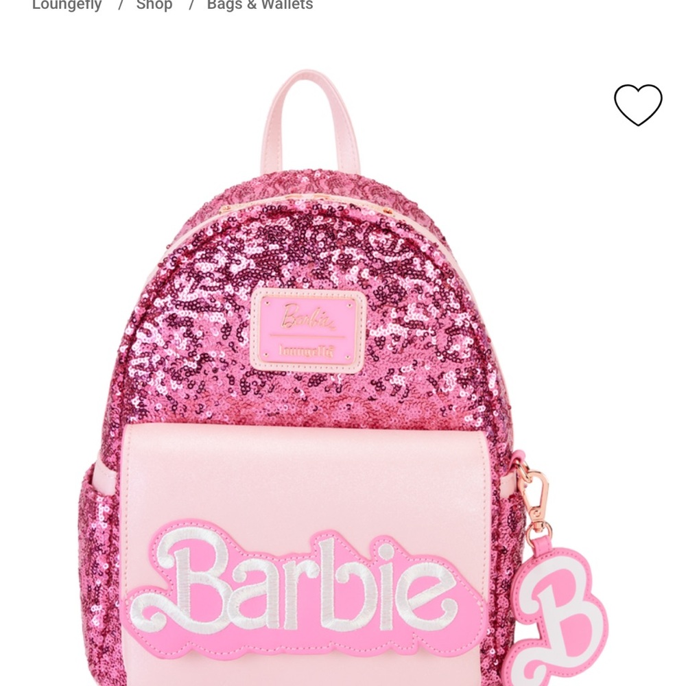 Barbie™ 65th Anniversary Exclusive Sequin Logo Mini Backpack (brand new)